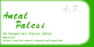 antal palcsi business card